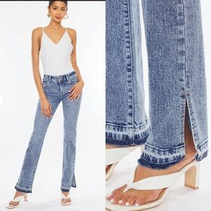 Kancan Maizie Mid Rise Bootcut Jeans size 28